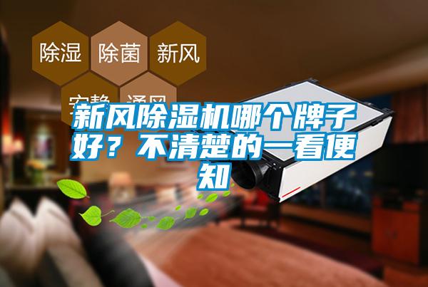 新風除濕機哪個牌子好？不清楚的一看便知