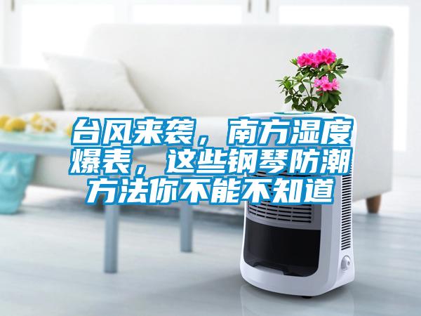 臺風(fēng)來襲，南方濕度爆表，這些鋼琴防潮方法你不能不知道