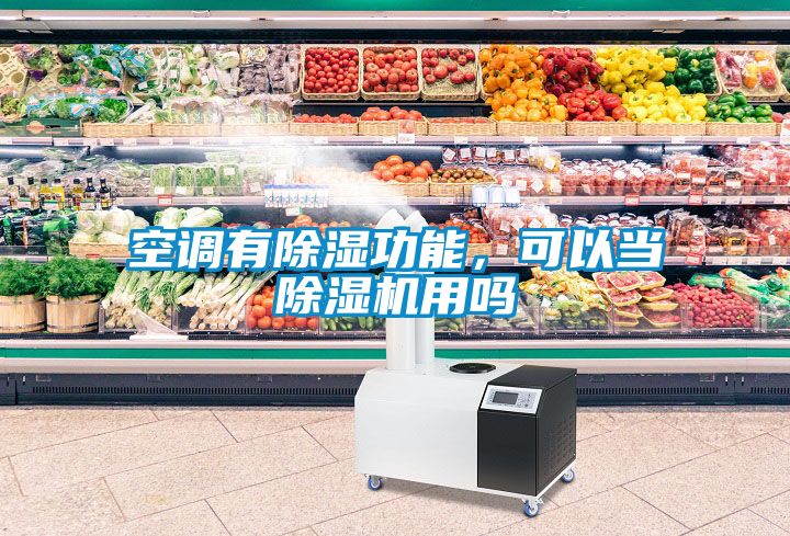 空調有除濕功能，可以當除濕機用嗎
