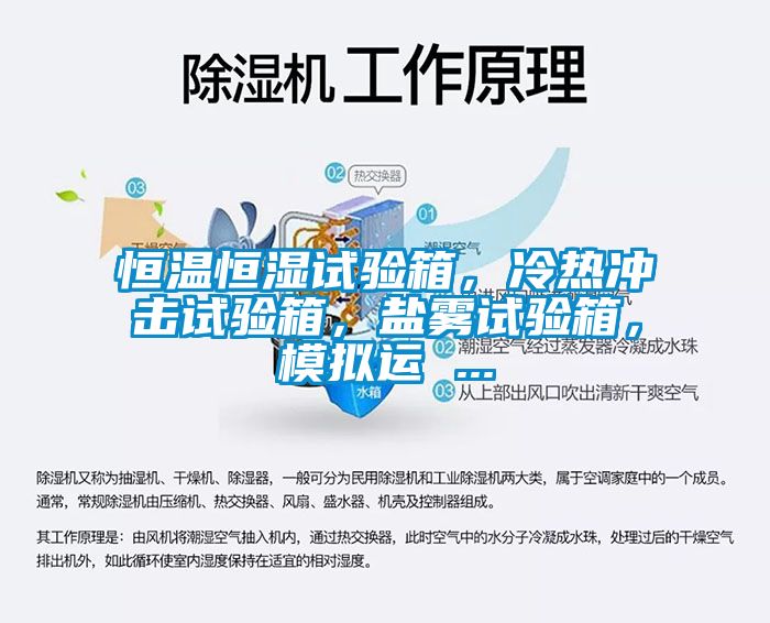 恒溫恒濕試驗箱，冷熱沖擊試驗箱，鹽霧試驗箱，模擬運 ...