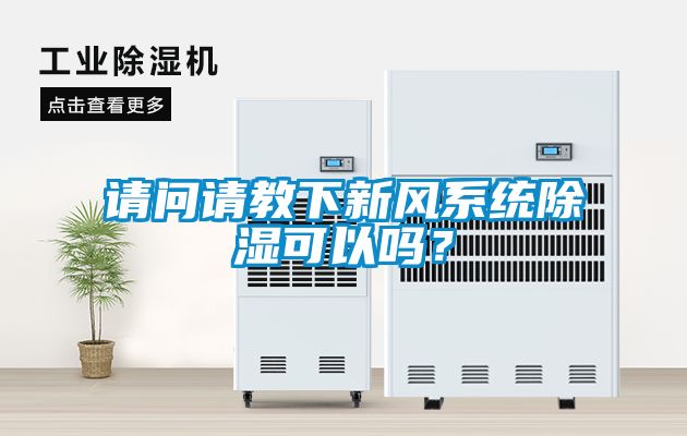 請問請教下新風系統除濕可以嗎？