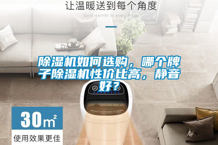 除濕機如何選購，哪個牌子除濕機性價比高，靜音好？