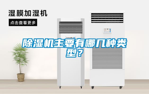 除濕機主要有哪幾種類型？