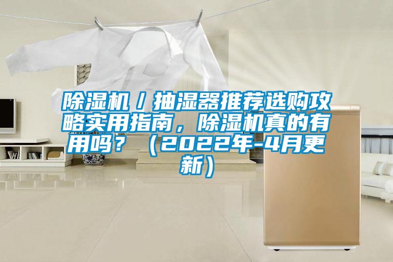 除濕機／抽濕器推薦選購攻略實用指南，除濕機真的有用嗎？（2022年-4月更新）