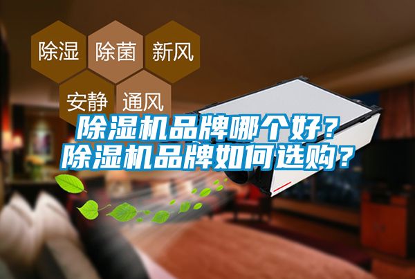 除濕機品牌哪個好？除濕機品牌如何選購？