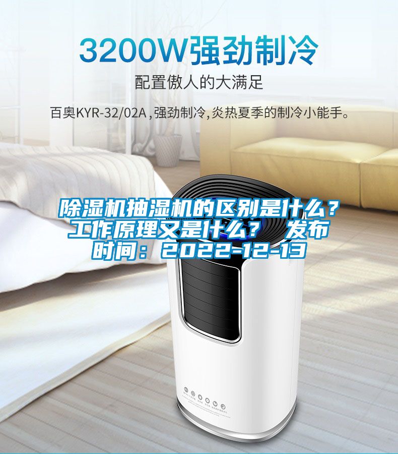 除濕機抽濕機的區別是什么？工作原理又是什么？ 發布時間：2022-12-13