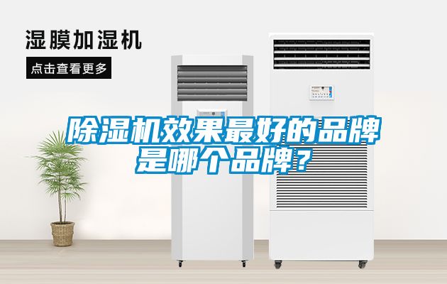 除濕機效果最好的品牌是哪個品牌？